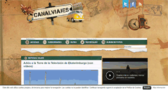 Desktop Screenshot of canalviajes.com